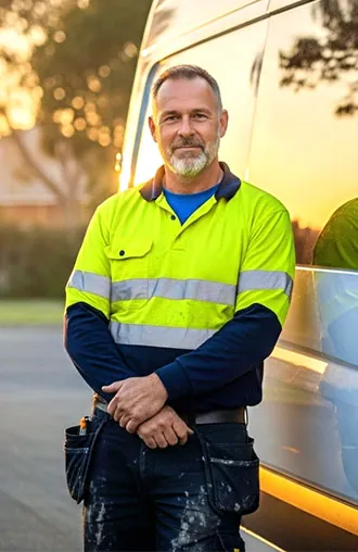 Licensed Gold Coast electrician on the job