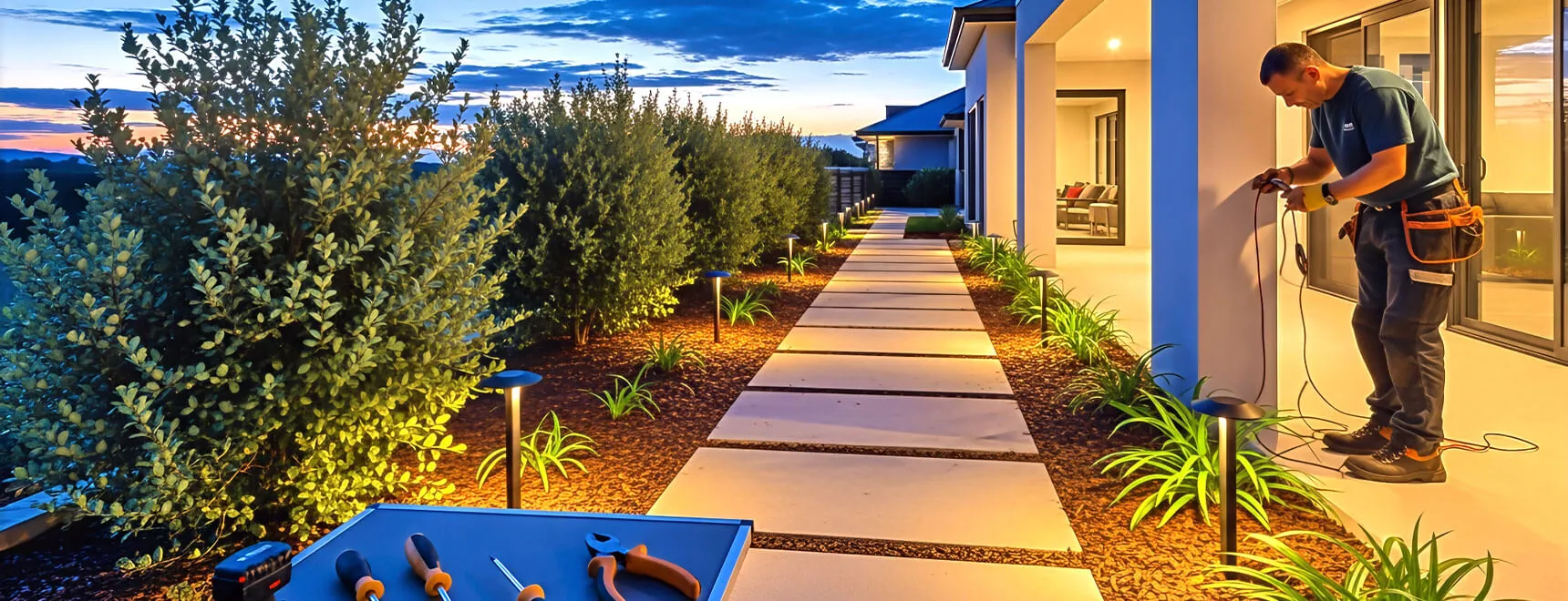 Completed electrical job with compliance certificate on the Gold Coast