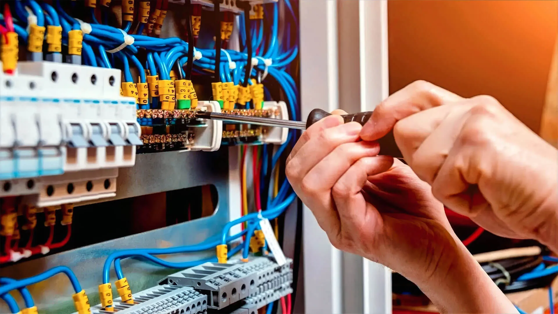 Professional electrical safety inspection report with photos and thermal images